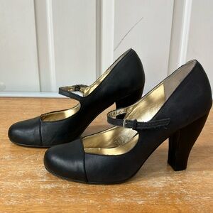 Seychelles All Smiles High Heel Black Mary Jane Size 10